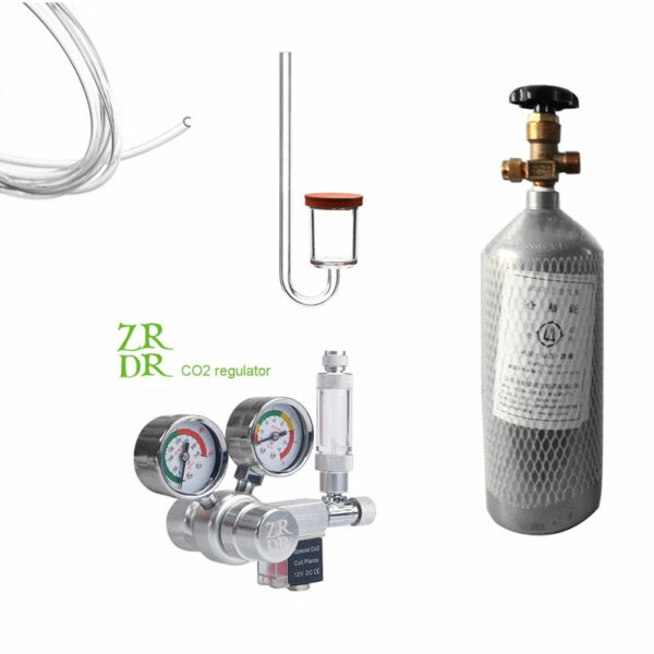 CO2 Cylinder 2 Ltr Kit with ZRDR Dual Gauge