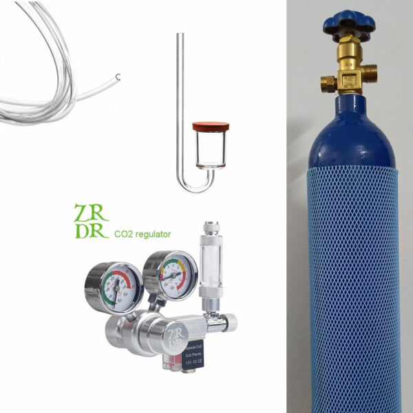 CO2 Cylinder 3Ltr Kit with ZRDR Dual Gauge