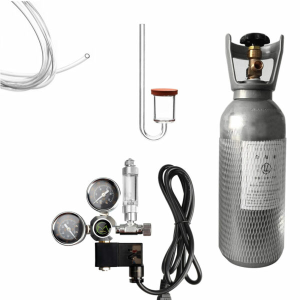 CO2 Cylinder 4 Ltr Kit with Dual Gauge