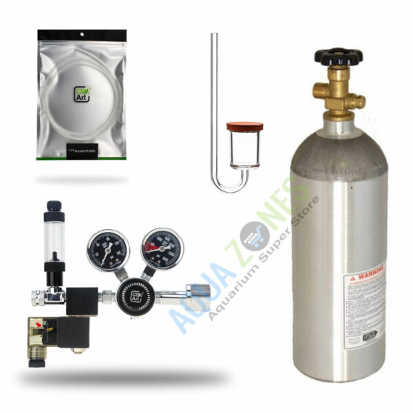 CO2 Aluminium Cylinder 5Ltr with CO2Art Regulator