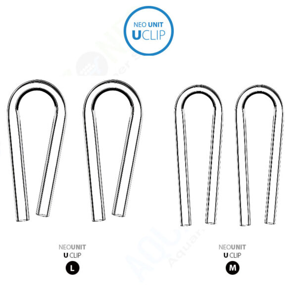 Aquario Neo Unit U Clip for CO2 | 2 Pcs