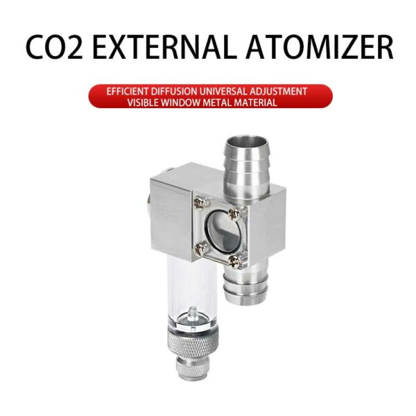 CO2 External Atomiser with Bubble Counter – 13mm | 17mm