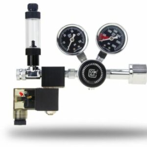 CO2Art PRO SE Series – CO2 Dual Stage Regulator with Solenoid