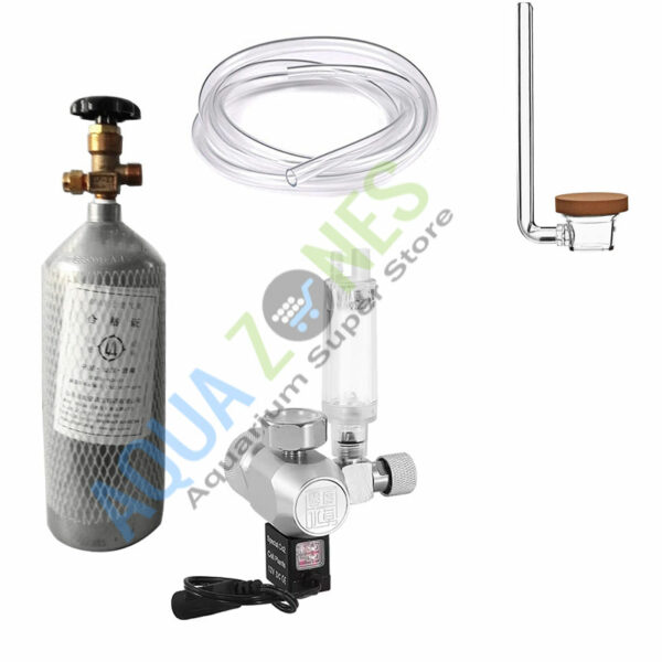 CO2 Cylinder 2 Ltr Kit with Single Gauge