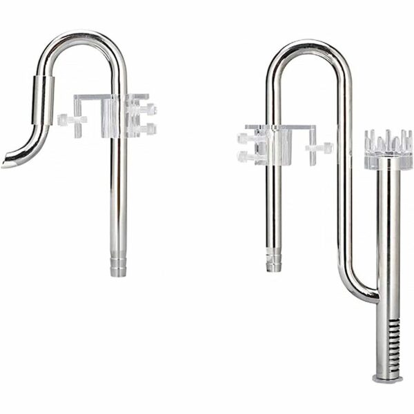 Stainless Steel Lily Pipe with Surface Skimmer 17mm In | 13mm Out