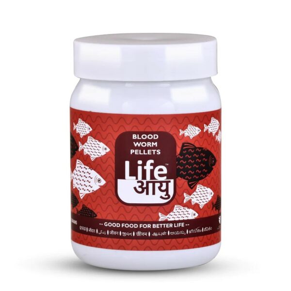 Life Aayu Blood Worm Fish Feed | 45gm