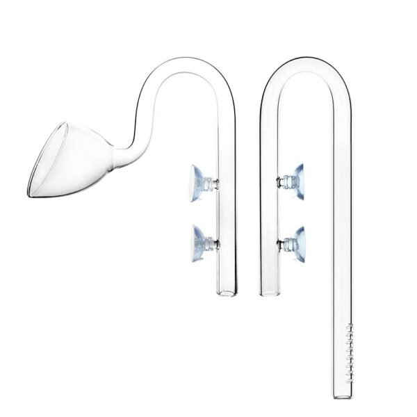 Glass Lily Pipe In and Out Set 13mm