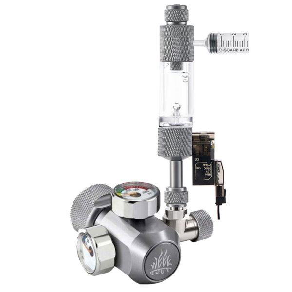 Week Aqua Dual Gauge CO2 Regulator and Solenoid