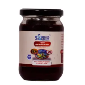 Bubbles N Troubles Fresh Gel Bloodworms 250gms