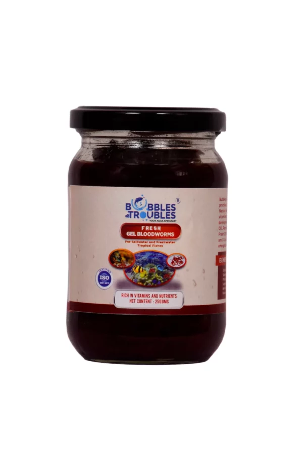 Bubbles N Troubles Fresh Gel Bloodworms 250gms