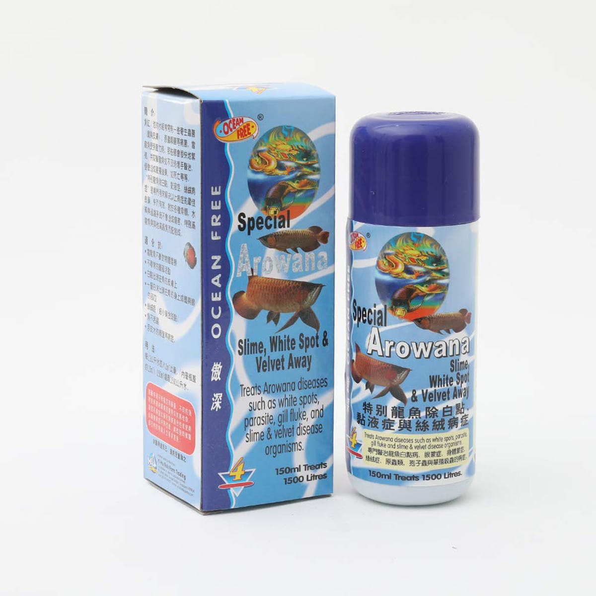 OceanFree Arowana Slime White Spot & Velvet Away | 150ml