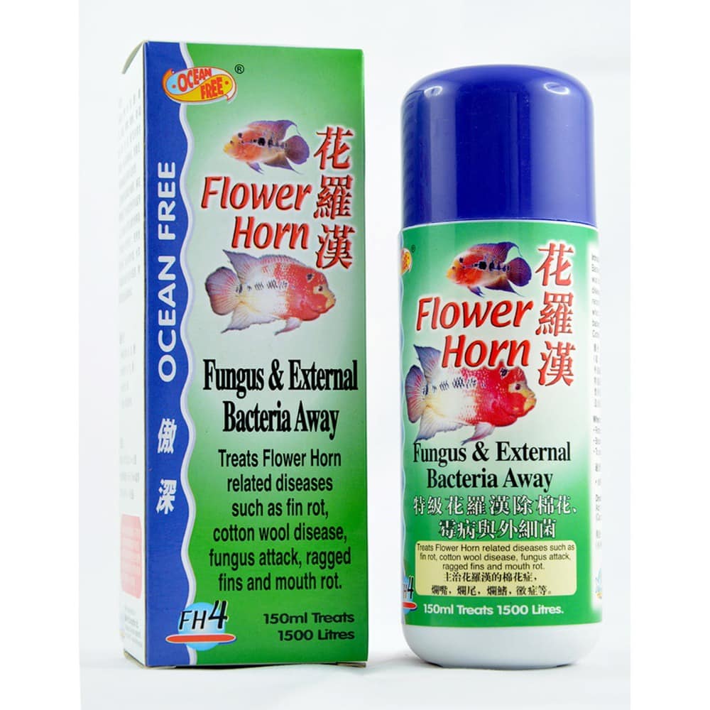OceanFree Flower Horn Fungus and External Bacteria Away (FH4) | 150ml