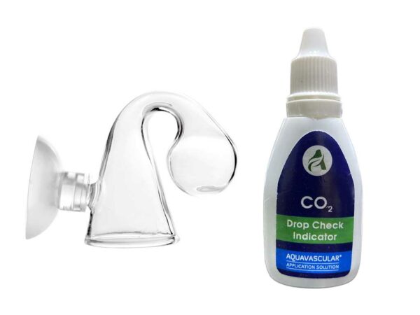 AquaVascular CO2 Drop Checker Solution & Glass (Combo Pack)