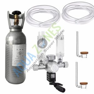 CO2 Cylinder 4 Ltr Kit with Single Gauge & Dual Output