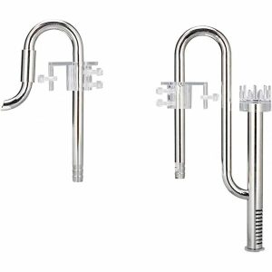Stainless Steel Lily Pipe with Surface Skimmer 17mm In | 13mm Out