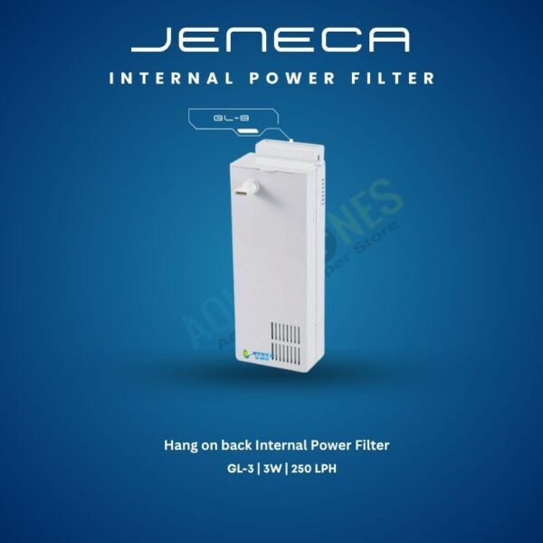 Jeneca GL-3 Aquarium Hanging Back Internal Filter
