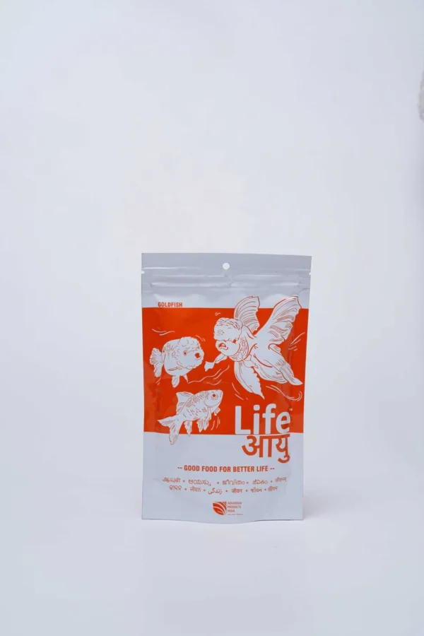 Life Aayu Gold Fish Food Large | 100gm