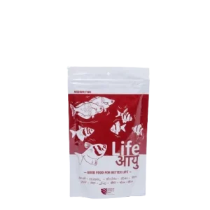 Life Aayu Red Fish Food – Medium | 100gm
