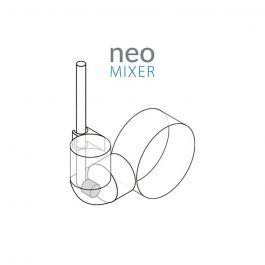 Aquario Neo Mixer Inline CO2 diffuser – M | 13mm