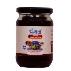 Bubbles N Troubles Fresh Gel Bloodworms 100gms